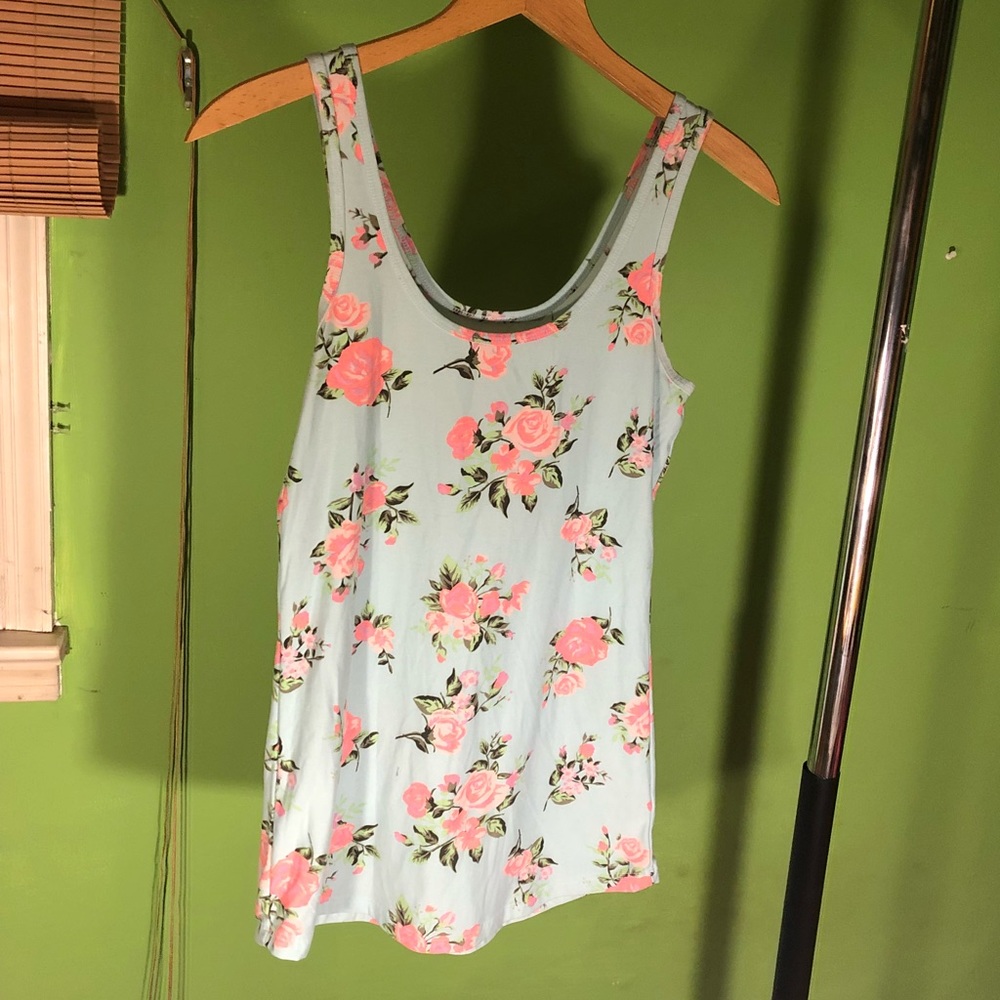 Flowery Tank Top